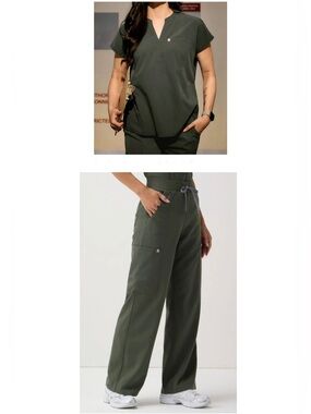 Fabletics Bonsai Scrub Set (Top+Pants)
